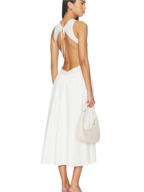 Frankies Bikinis Soleil Cotton Midi Dress