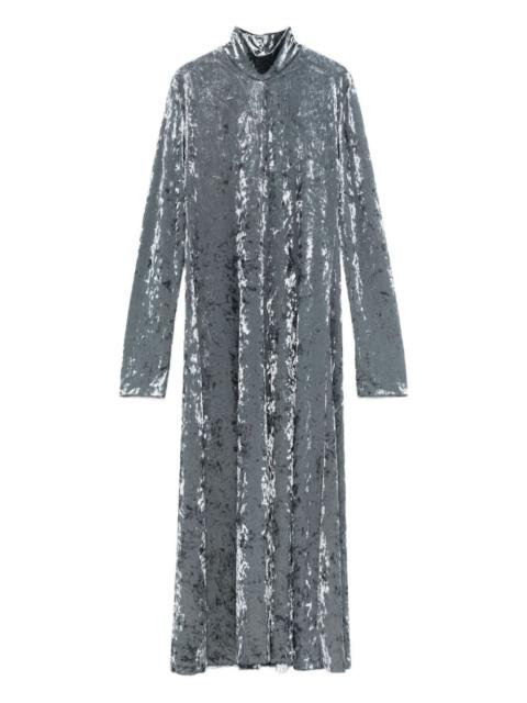 forte_forte velvet high-neck dress