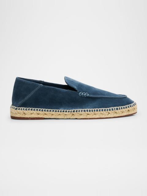 Loro Piana Men's Foldover Suede Espadrille