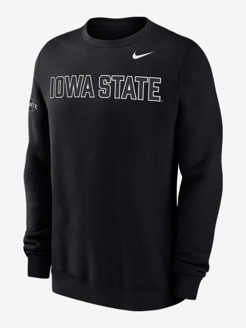Nike Iowa State Club Fleece Men's Nike College Crew-Neck Sweatshirt