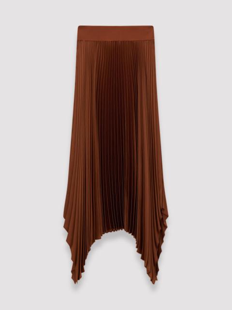 Knit Weave Plissé Ade Skirt