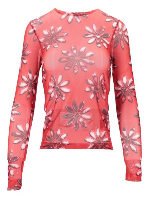 Meryll Rogge floral long-sleeved T-shirt