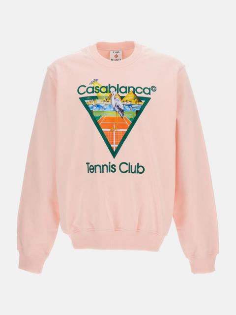 CASABLANCA Hoodie Tennis Club Icon Printed Classic