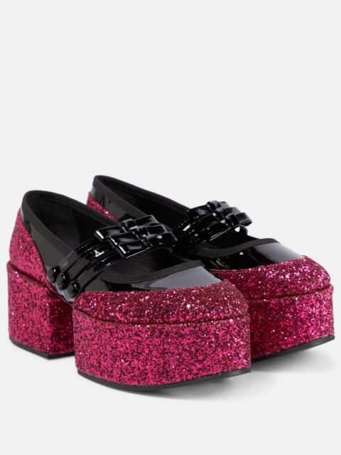 Noir Kei Ninomiya x Repetto platform mary janes
