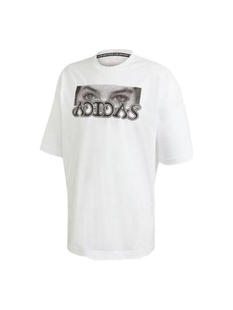 adidas LOOSE TEE M Sports Short Sleeve White GQ0546