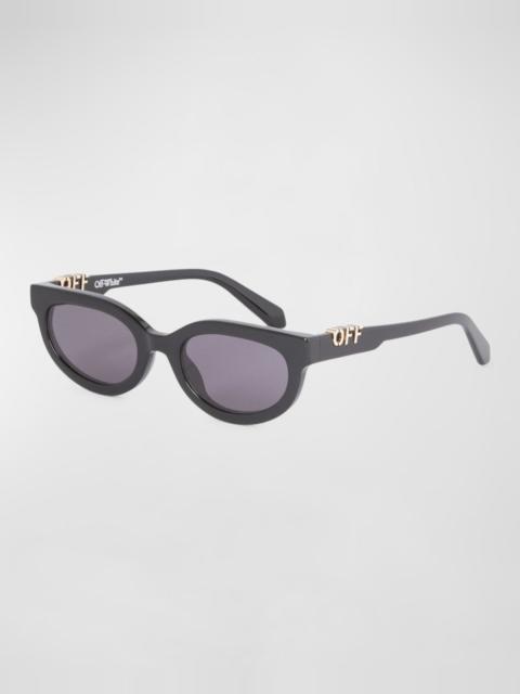 Off-White Sparks Acetate Cat-Eye Sunglasses