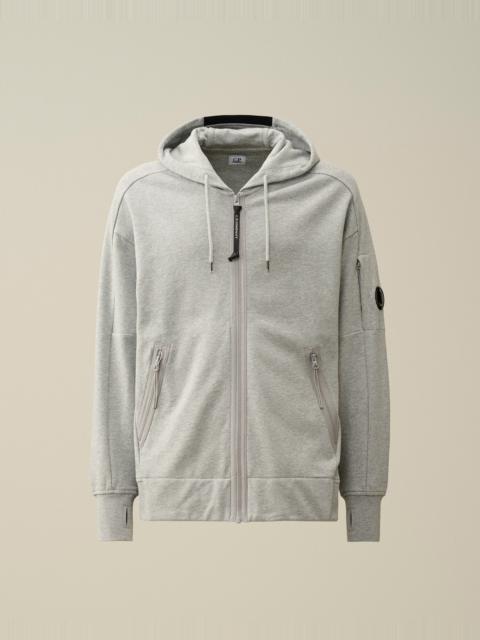 C.P. Company Diagonal Raised Fleece Zipped Hoodie