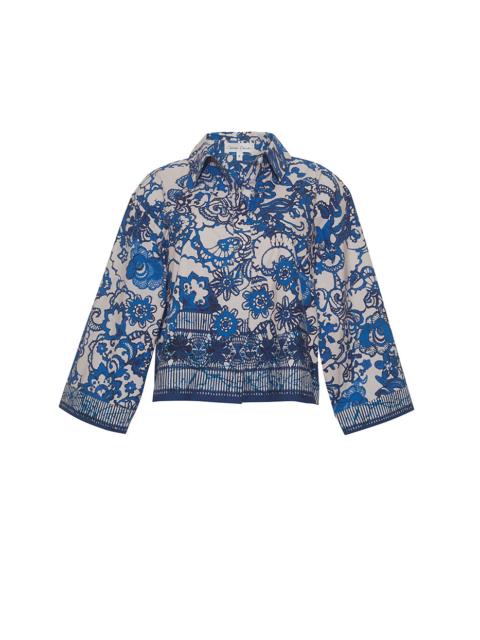 Cara Cara Erica Shirt
An Easy Button-up Top in a Playful Print