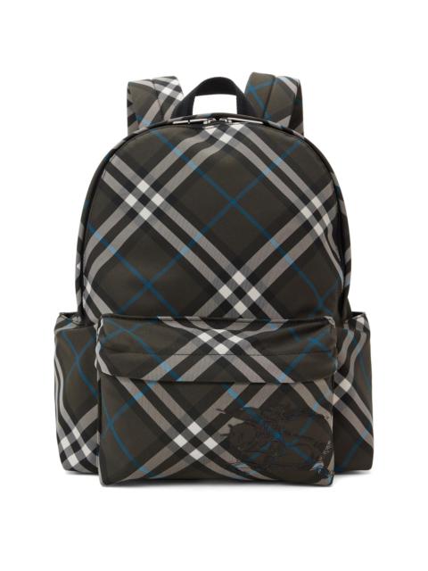 Burberry Gray Check Backpack