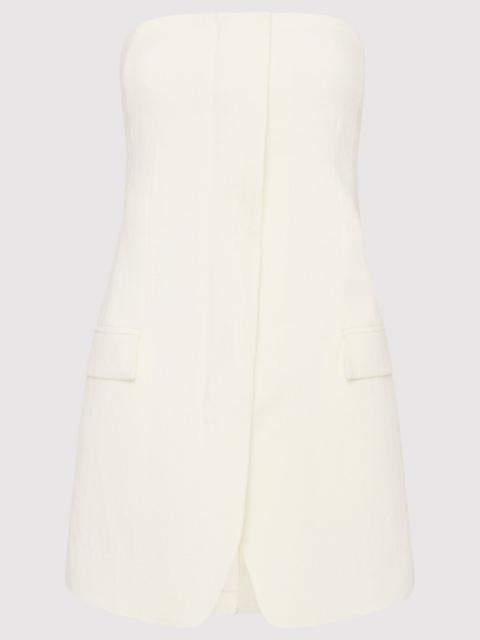 ST. AGNI Tailored Strapless Top - Ivory