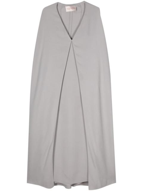 Valentino cape-design maxi dress