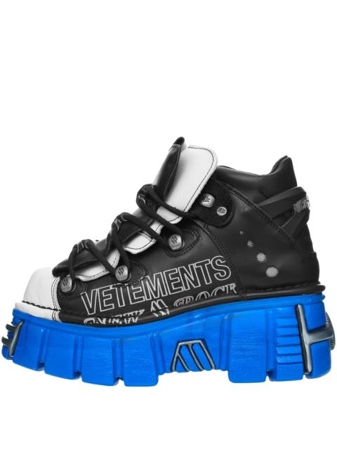 VETEMENTS Leather Platform Sneakers