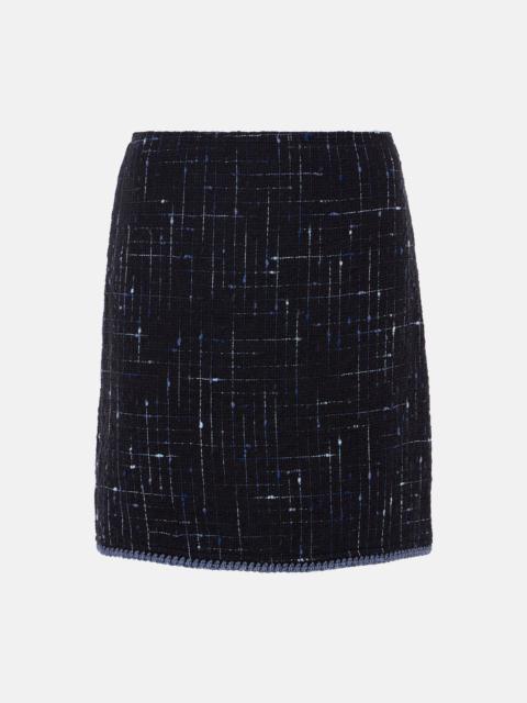 Etro Cotton-blend tweed miniskirt