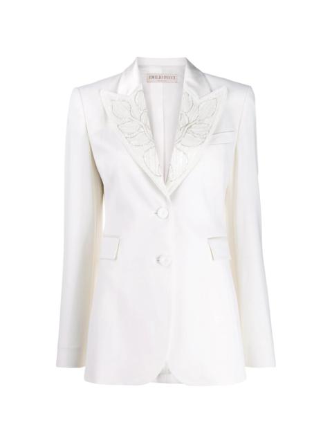 PUCCI bead embellished lapel blazer