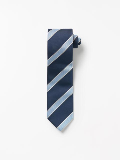 TIGER OF SWEDEN Septa Silk Stripe Tie