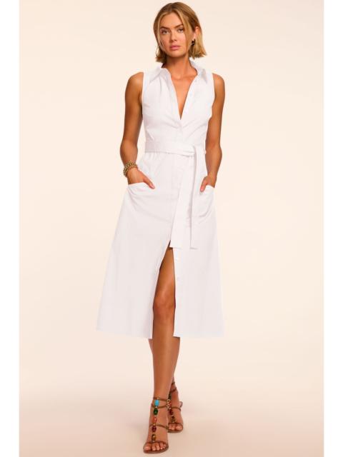 RAMY BROOK Darcey Cotton Poplin Sleeveless Midi Dress