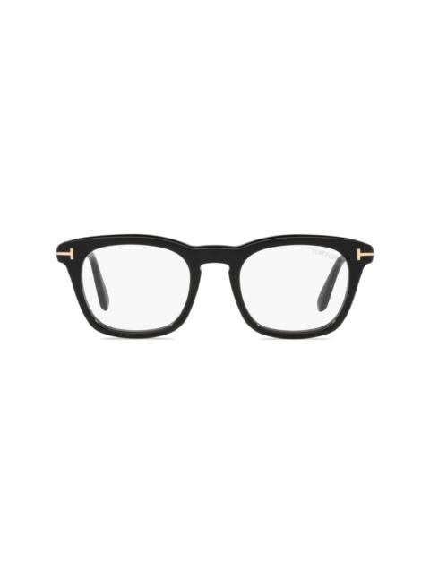 TOM FORD logo-plaque square-frame glasses