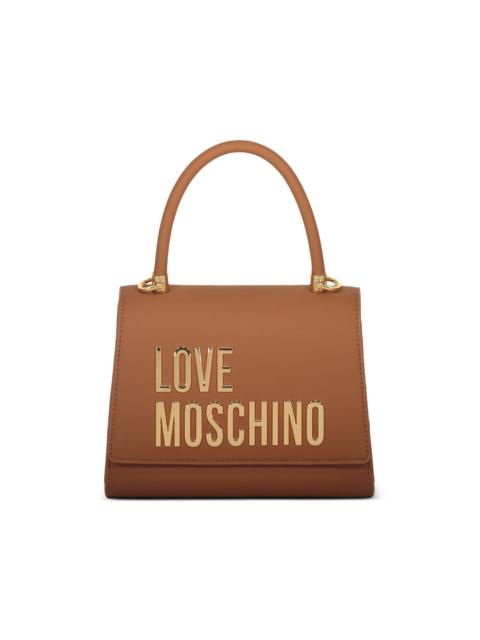 Moschino golden logo tote bag