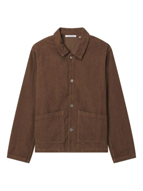 SUNFLOWER pocket corduroy-texture overshirt