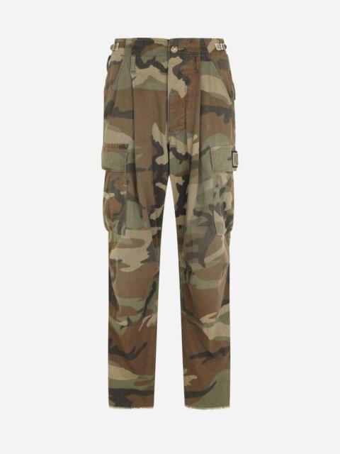 Dolce & Gabbana Camouflage-print cargo pants