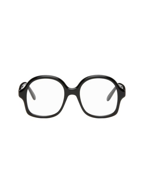 Loewe Black Slim Oversized Glasses
