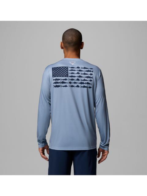Columbia Men's Terminal Tackle PFG Fish Flag Long Sleeve Shirt