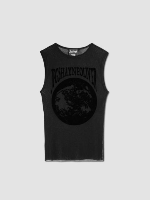Jean Paul Gaultier Tank top in mesh