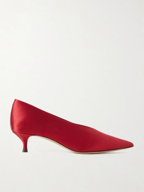 LE MONDE BÉRYL Babouche Satin Pumps