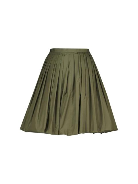 Alaïa Cotton-blend poplin miniskirt