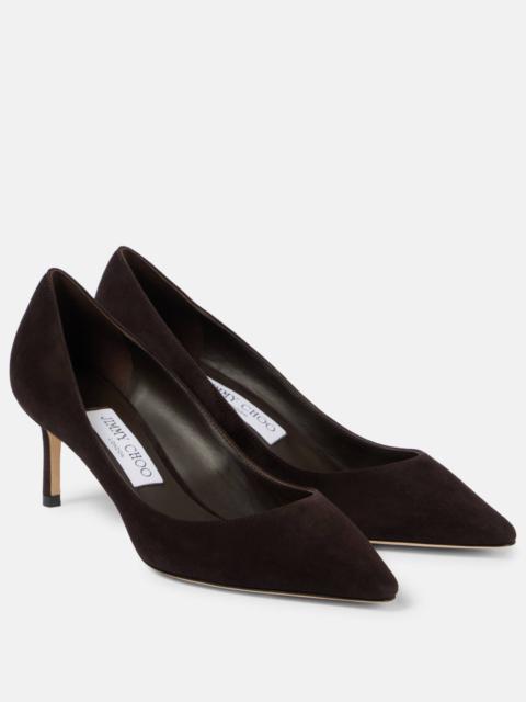 JIMMY CHOO Romy 60 suede pumps