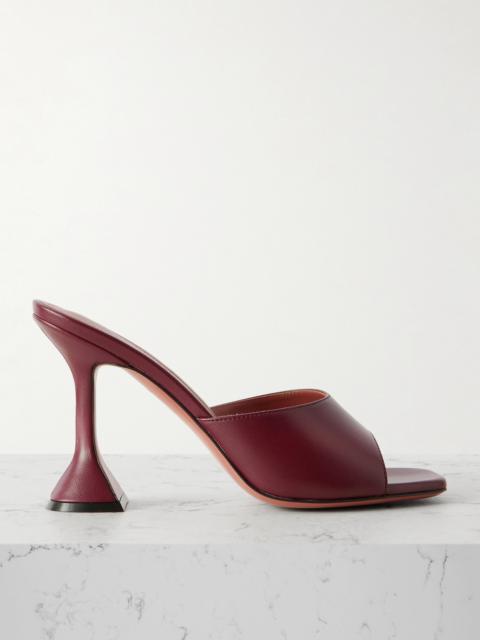 Amina Muaddi Lupita Leather Mules