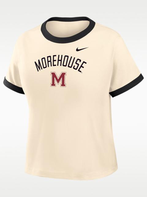 Nike Nike College (Morehouse College) Women's Cropped Ringer T-Shirt