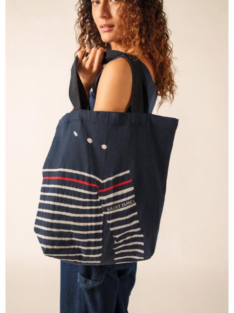 SAINT JAMES Striped Tote Bag