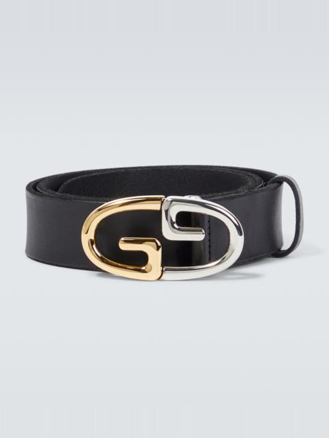 GUCCI GG leather belt