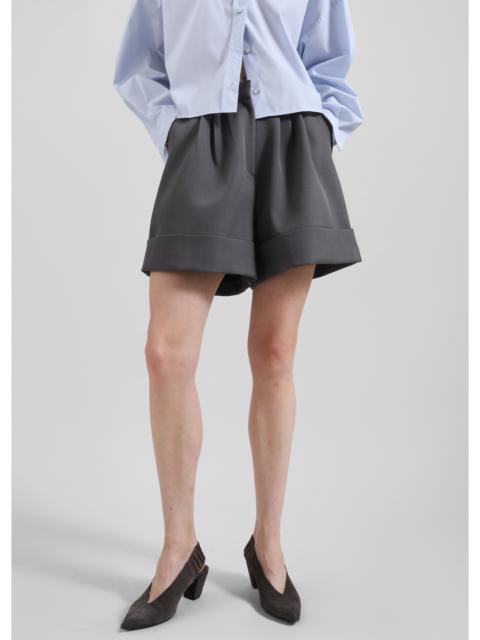 The Frankie Shop Tolmer Cuffed Shorts - Storm Grey