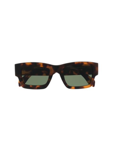 Palm Angels tortoiseshell-effect square-frame sunglasses