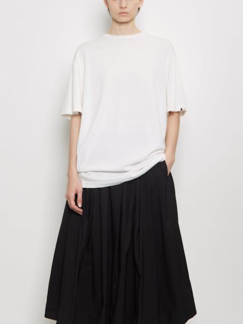 extreme cashmere n°269 Rik Cotton Cashmere Top — Snow