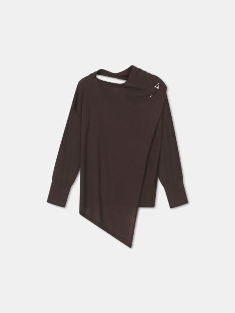 AERON ROWAN
Draped merino-blend sweater