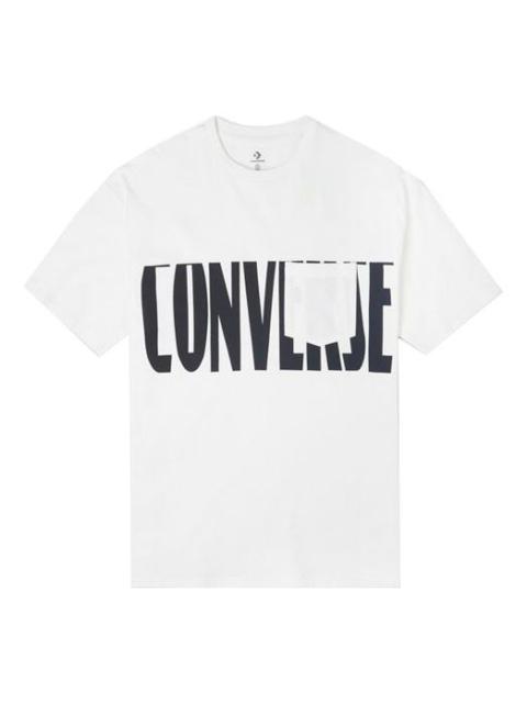 Converse Wordmark Logo Pocket T-Shirt 'White' 10021505-A03