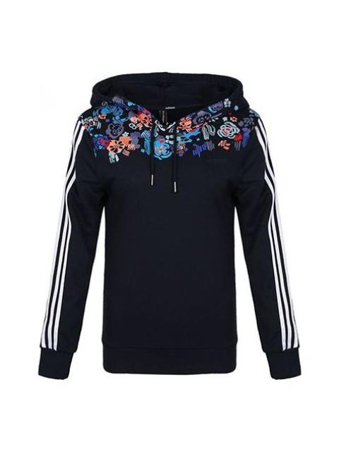 (WMNS) adidas neo Casual Sports Pullover Navy Blue DW7762