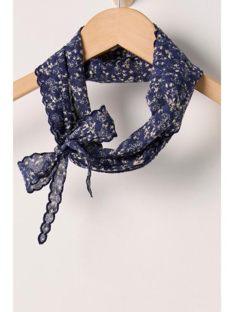 FREE PEOPLE Ditsy Scallop Scarf