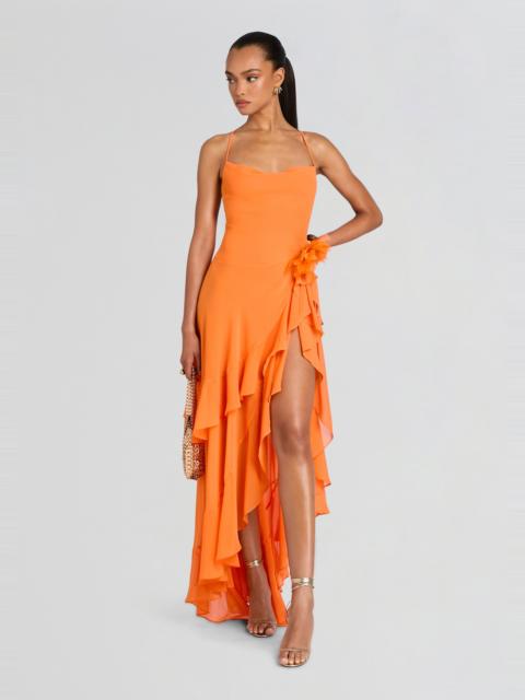 RETROFÊTE SAMARA SILK CHIFFON DRESS
