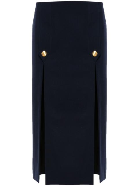 Chloé side-slits midi skirt
