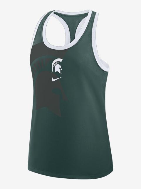 Nike Michigan State Primetime Shadow Women's Nike College Racerback Tank Top