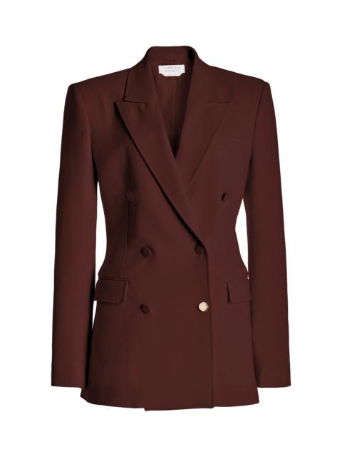 GABRIELA HEARST Gavin Blazer in Deep Bordeaux Virgin Wool