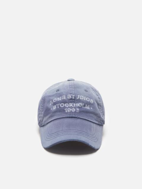 Acne Studios Washed logo cap - Navy