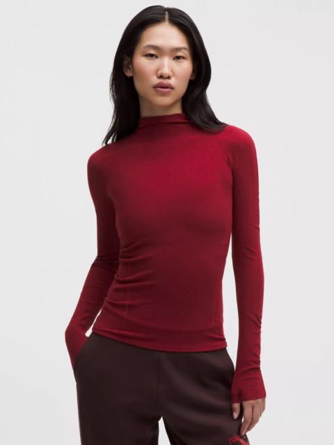 lululemon Team Canada Women's Seamless Mockneck Base Layer *COC Logo