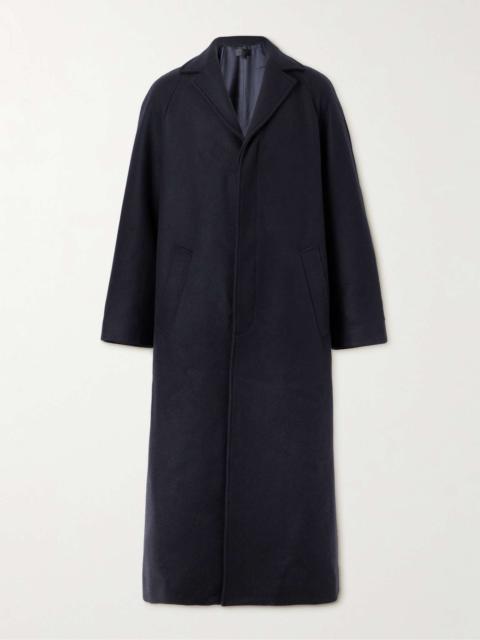 NILI LOTAN Drinela Oversized Wool-Blend Felt Overcoat