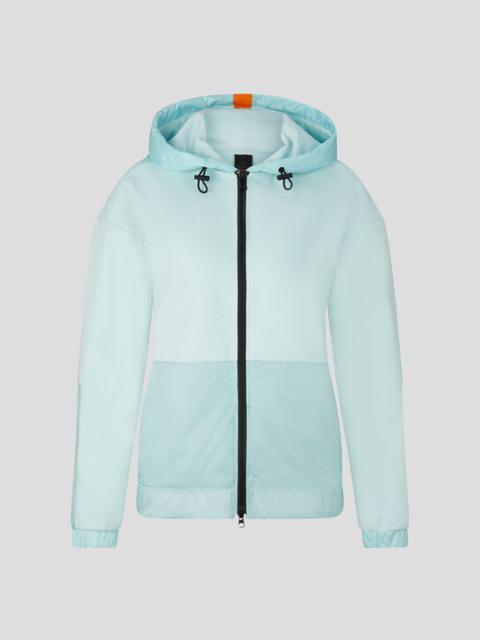 BOGNER Klara sweatshirt jacket in Ice blue