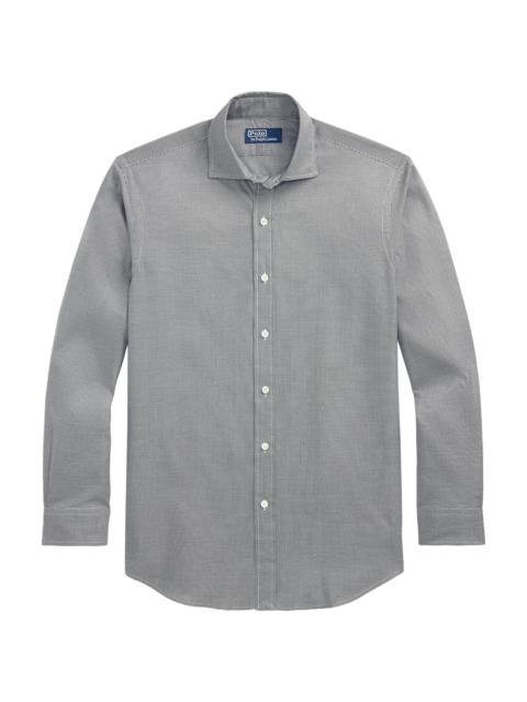 Polo Ralph Lauren Men's Classic Fit Houndstooth Twill Shirt - Polo Black White